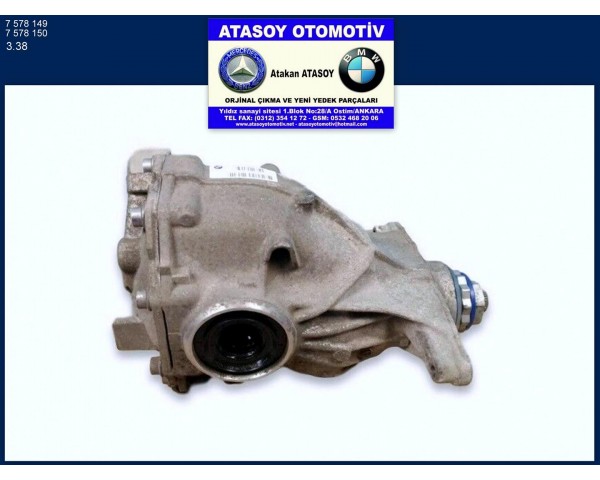 BMW F10 520D DEFRANSİYEL 3.38 7578149 7578150 757814906 757814907 7578149-04 7578149-05 7578149-06 7578149-07 7578149-08 33107578150 - 3311 7573819 F10 338 DEFRANSİYEL F10 3.38 DEFRANSİYEL KAPAK 7573815 33117573814